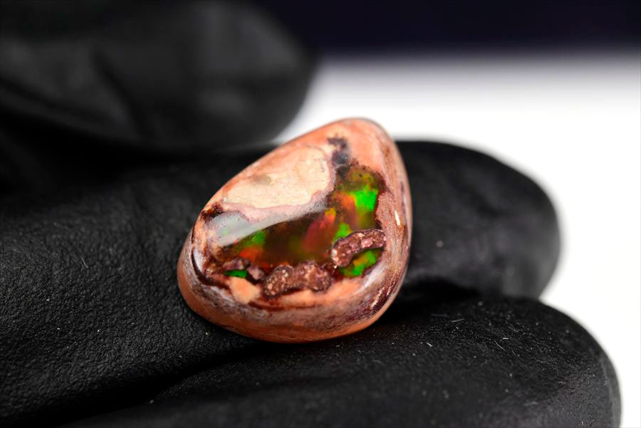 メキシコ マグダレナ カンテラオパール ルース タンブル 母岩オパール 遊色 Cantera Opal Magdalena