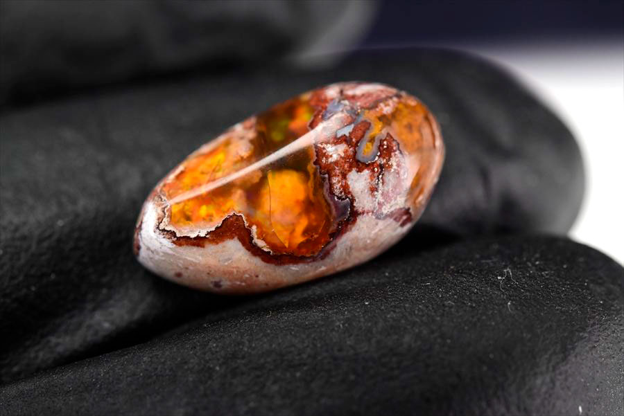 メキシコ マグダレナ カンテラオパール ルース タンブル 母岩オパール 遊色 Cantera Opal Magdalena