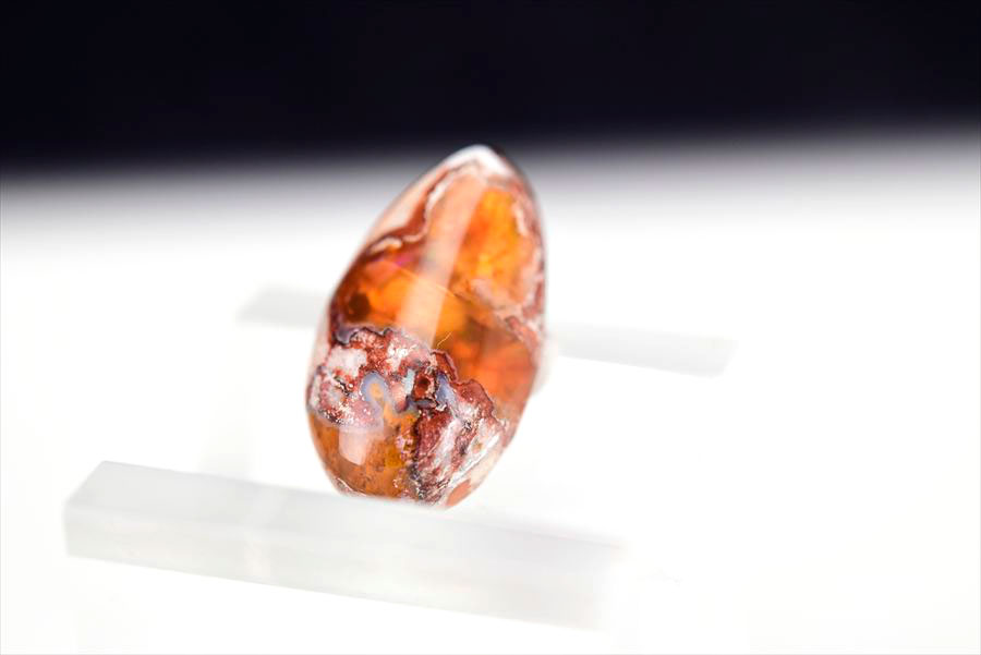 メキシコ マグダレナ カンテラオパール ルース タンブル 母岩オパール 遊色 Cantera Opal Magdalena