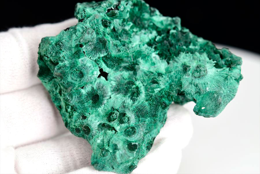 コンゴ産 マラカイト ビロードマラカイト ベルベットマラカイト Velvet Malachite 孔雀石 鉱物 原石