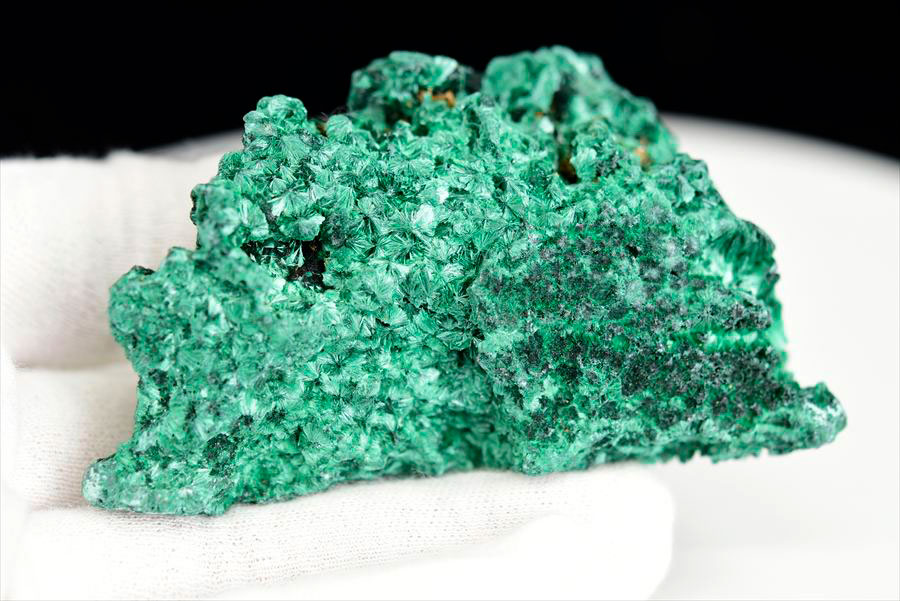 コンゴ産 マラカイト ビロードマラカイト ベルベットマラカイト Velvet Malachite 孔雀石 鉱物 原石