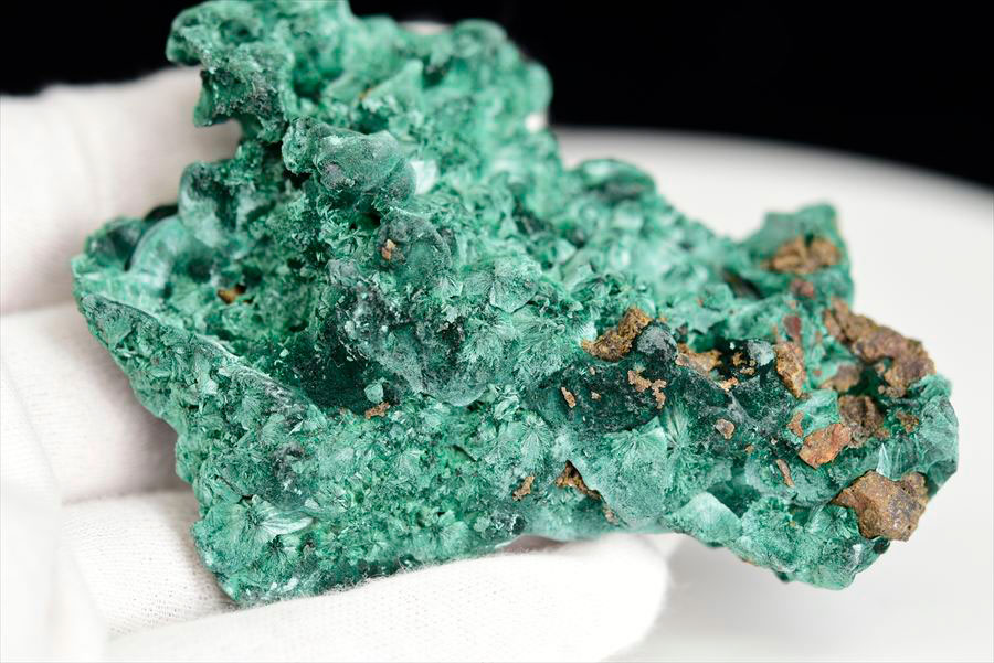 コンゴ産 マラカイト ビロードマラカイト ベルベットマラカイト Velvet Malachite 孔雀石 鉱物 原石