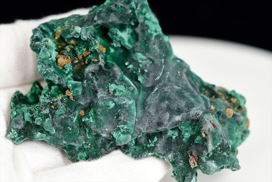 コンゴ産 マラカイト ビロードマラカイト ベルベットマラカイト Velvet Malachite 孔雀石 鉱物 原石