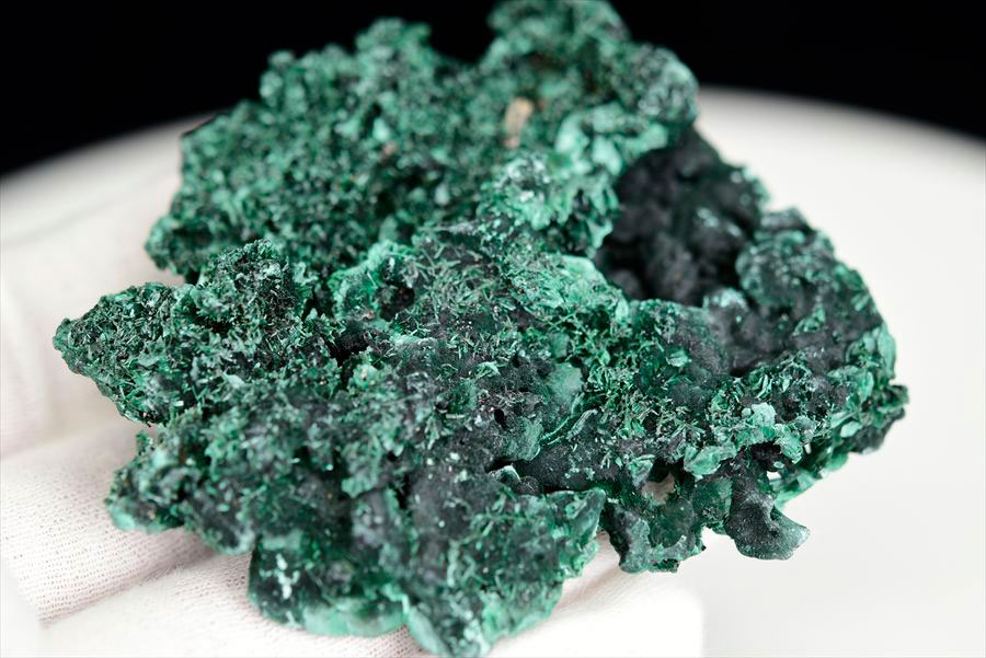 コンゴ産 マラカイト ビロードマラカイト ベルベットマラカイト Velvet Malachite 孔雀石 鉱物 原石