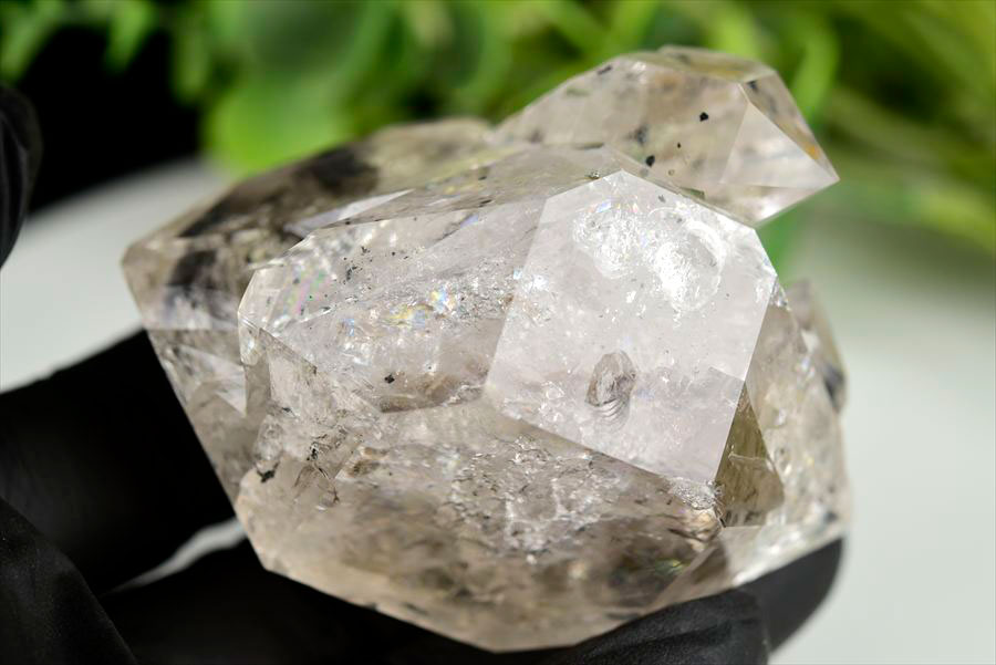 ハーキマーダイヤモンド　原石　レインボー　ハーキマー水晶　結晶　置物　インテリア　天然石　パワーストーン