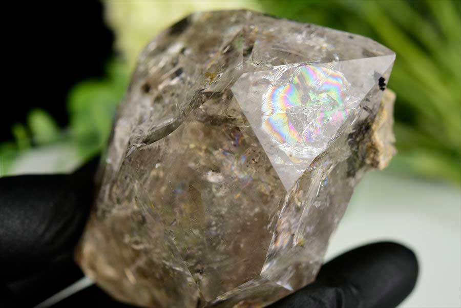 ハーキマーダイヤモンド　原石　レインボー　ハーキマー水晶　結晶　置物　インテリア　天然石　パワーストーン