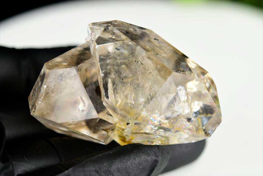 ハーキマーダイヤモンド　原石　レインボー　ハーキマー水晶　結晶　置物　インテリア　天然石　パワーストーン