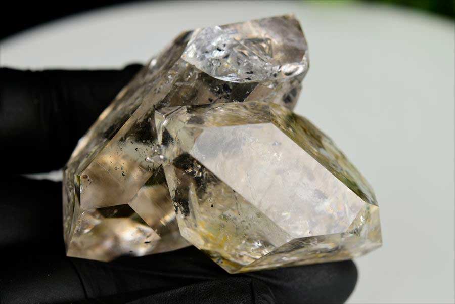 ハーキマーダイヤモンド　原石　レインボー　ハーキマー水晶　結晶　置物　インテリア　天然石　パワーストーン