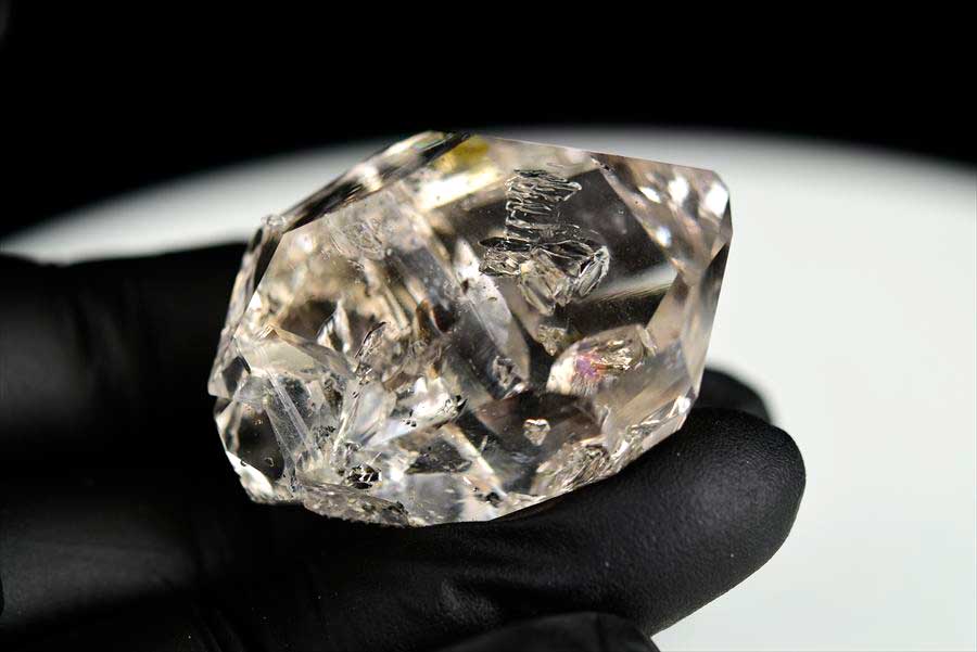 ハーキマーダイヤモンド　原石　レインボー　ハーキマー水晶　結晶　置物　インテリア　天然石　パワーストーン