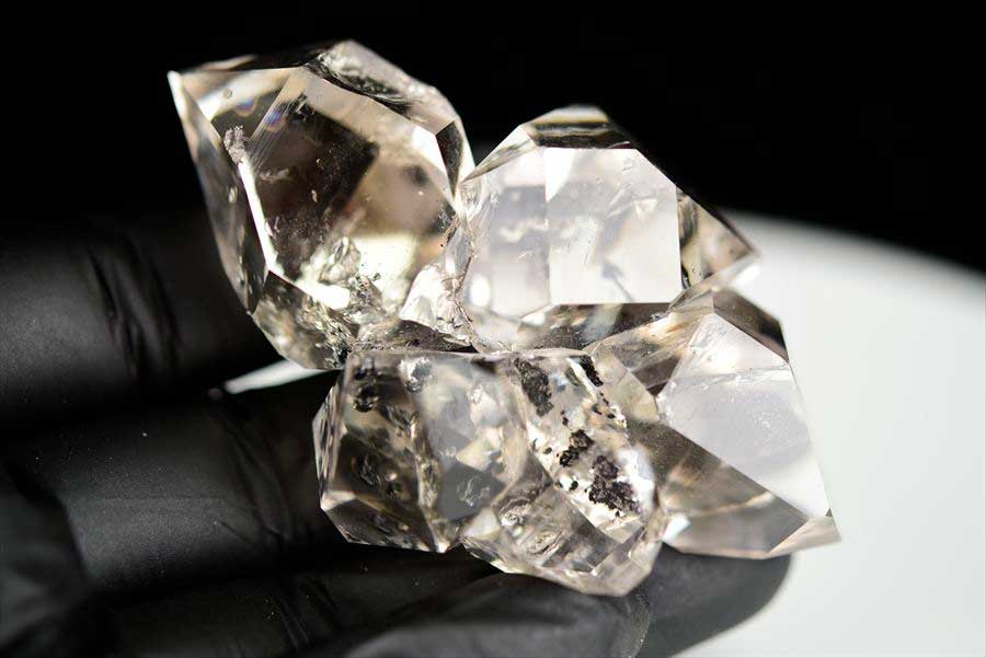 ハーキマーダイヤモンド　原石　レインボー　ハーキマー水晶　結晶　置物　インテリア　天然石　パワーストーン
