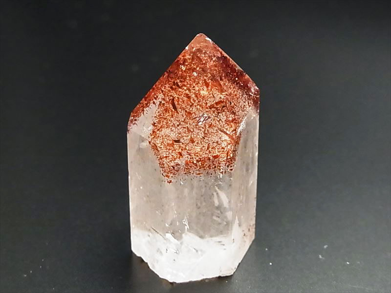 天然石 パワーストーン ファイアークォーツ レピドクロサイト 水晶 ポイント 原石