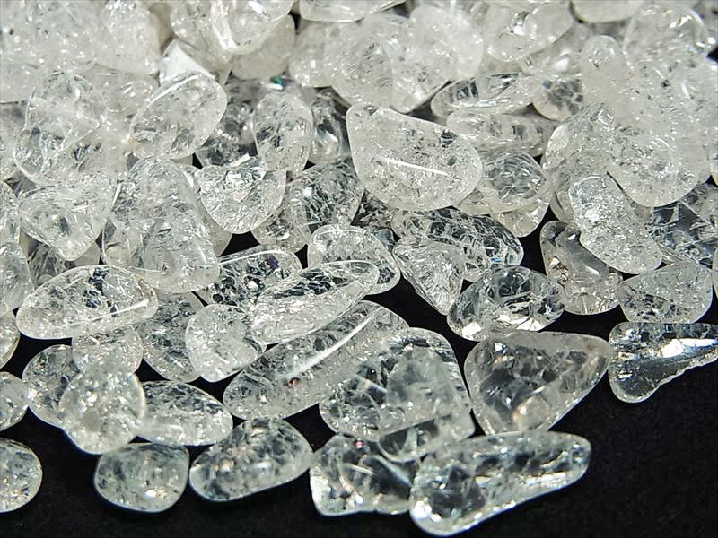 ☆限定再入荷☆キラキラ爆裂水晶☆300g【3A透明クラックレインボー水晶 