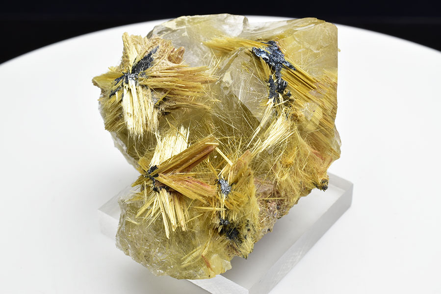 期間限定価格 タイチンルチル 太陽ルチル 標本 原石 鉱物