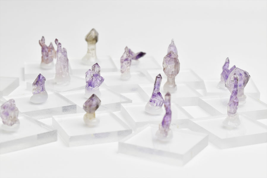 アメジスト　紫水晶　カルール産　アメジストエレスチャル　セプタークォーツ　セプターアメジスト　結晶　原石　天然石　パワーストーン