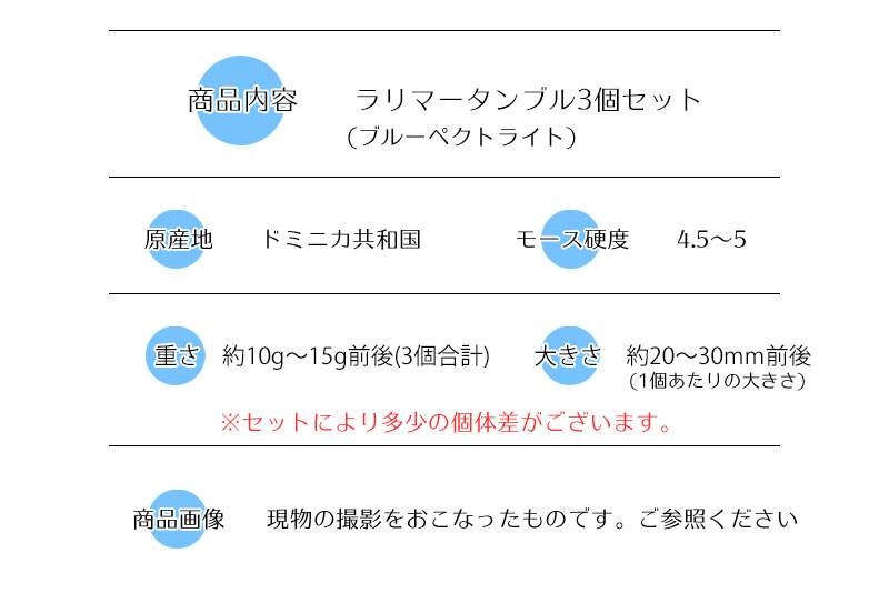 ラリマー　タンブル　詰め合わせ　さざれ　ドミニカ共和国　天然石　パワーストーン