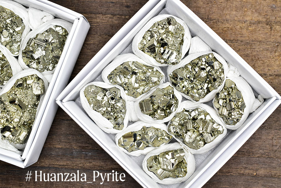 ペルー産　ワンサラ　パイライト　原石　クラスター　詰め合わせ　黄鉄鉱　Huanzala Huallanca Pyrite　天然石　パワーストーン