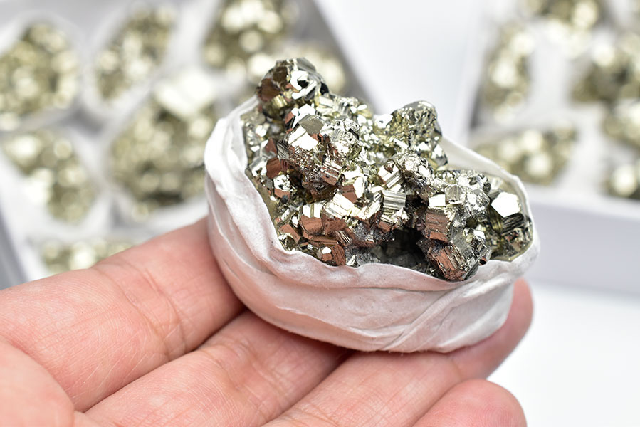 ペルー産　ワンサラ　パイライト　原石　クラスター　詰め合わせ　黄鉄鉱　Huanzala Huallanca Pyrite　天然石　パワーストーン