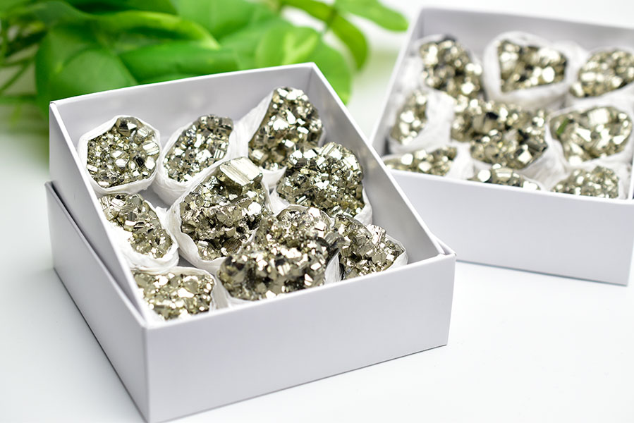 ペルー産　ワンサラ　パイライト　原石　クラスター　詰め合わせ　黄鉄鉱　Huanzala Huallanca Pyrite　天然石　パワーストーン