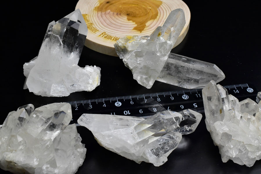 ブラジル産水晶　フランシスコ・サ産水晶　Francisco Sa　透明　原石　結晶　ポイント　クラスター　浄化　置物　天然石　パワーストーン
