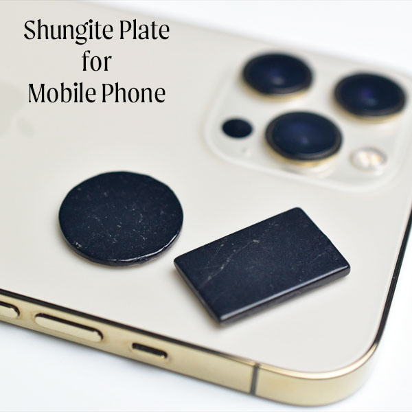 シュンガイト　モバイルプレート　携帯電話　シール　電磁波　デトックス　shungite mobile plate　浄化　天然石　パワーストーン