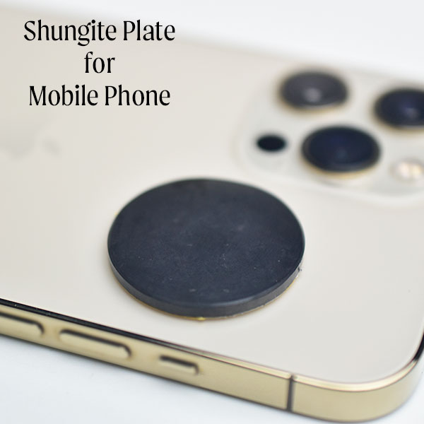 シュンガイト　モバイルプレート　携帯電話　シール　電磁波対策　電磁波防止　デトックス　shungite mobile plate　浄化　天然石　パワーストーン