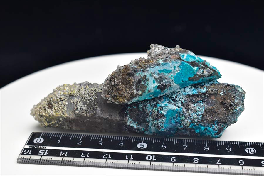 クリソコラクォーツ　クリソコラオンクォーツ　ペルー　ワンカベリカ　テンタドラ鉱山　テンタドーラ鉱山　Peru Huancavelica Tentadora Mine　chrysocolla with quartz　新産鉱物　粒状結晶