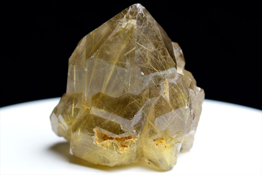 ゴールドルチル　ルチルクォーツ　タイチンルチル　金針水晶　原石　置物　クラスター　結晶　ポイント　天然石　パワーストーン