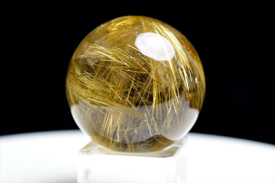 ⭐︎【天然】ゴールド ルチル クオーツ 置物 51mm ⭐︎【天然】ゴールド ルチル クオーツ 置物 51mm