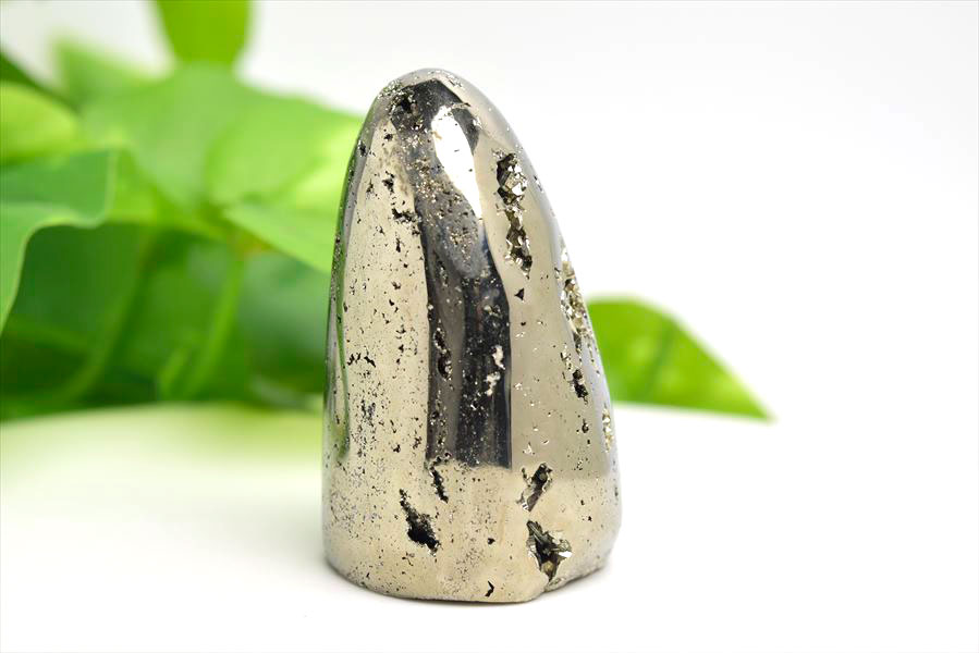 ペルー産 ワンサラ パイライト フリーフォーム 不定形 置物 原石 鉱物 黄鉄鉱 Huanzala Pyrite 天然石 パワーストーン
