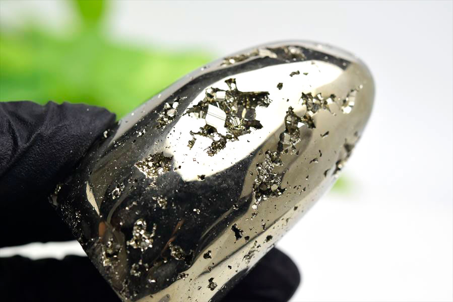 ペルー産 ワンサラ パイライト フリーフォーム 不定形 置物 原石 鉱物 黄鉄鉱 Huanzala Pyrite 天然石 パワーストーン