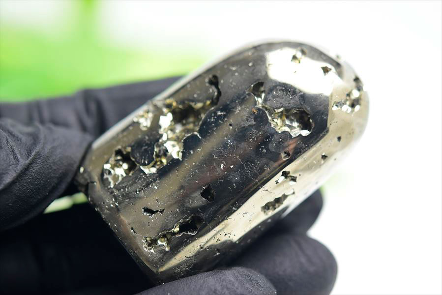 ペルー産　ワンサラ　パイライト　原石　クラスター　フリーフォーム　不定形　置物　黄鉄鉱　Huanzala Pyrite　天然石　パワーストーン