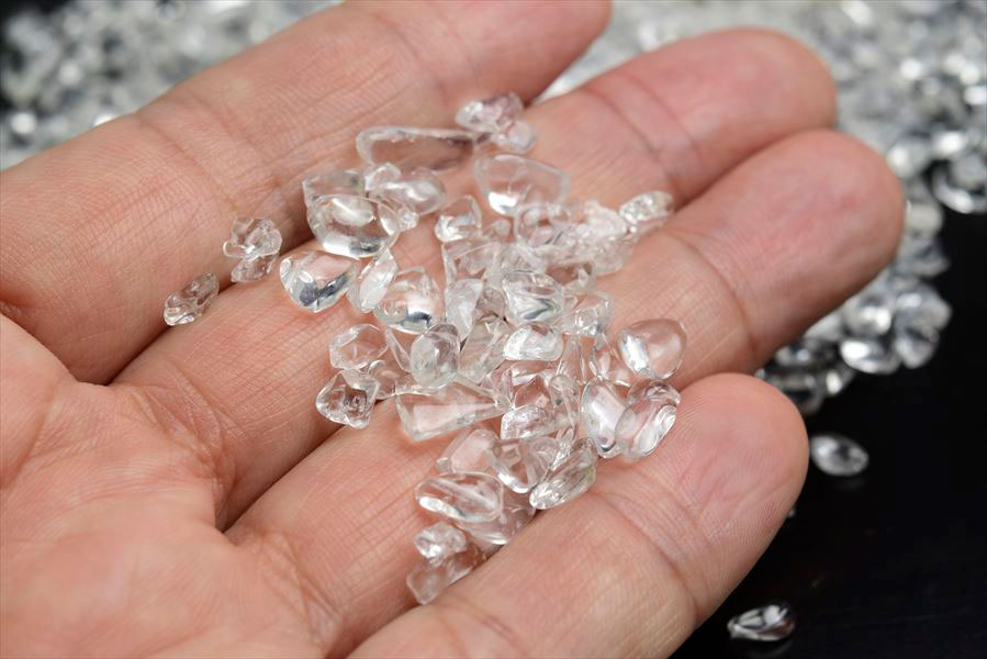 天然水晶　さざれ　浄化　インテリア　ハンドメイド　素材　水晶　天然石　パワーストーン