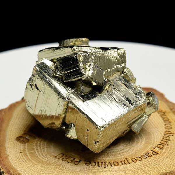 ペルー産　ラクラカンチャ　パイライト　原石　クラスター　黄鉄鉱　 Racracancha　Pyrite　天然石　パワーストーン