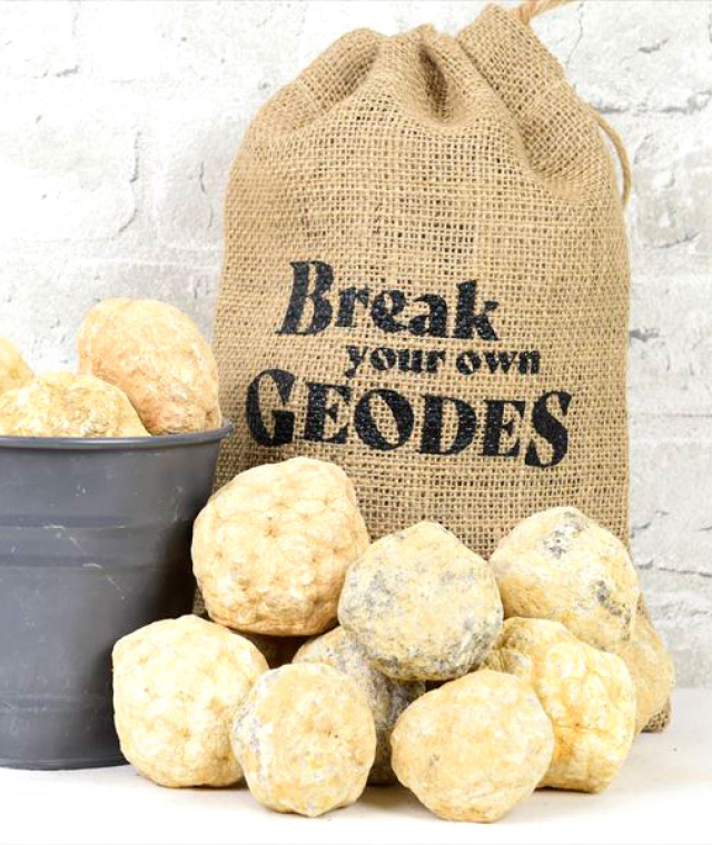 モロッコ産 割れていないジオード 3kgセット ｜ジオードクラッキング