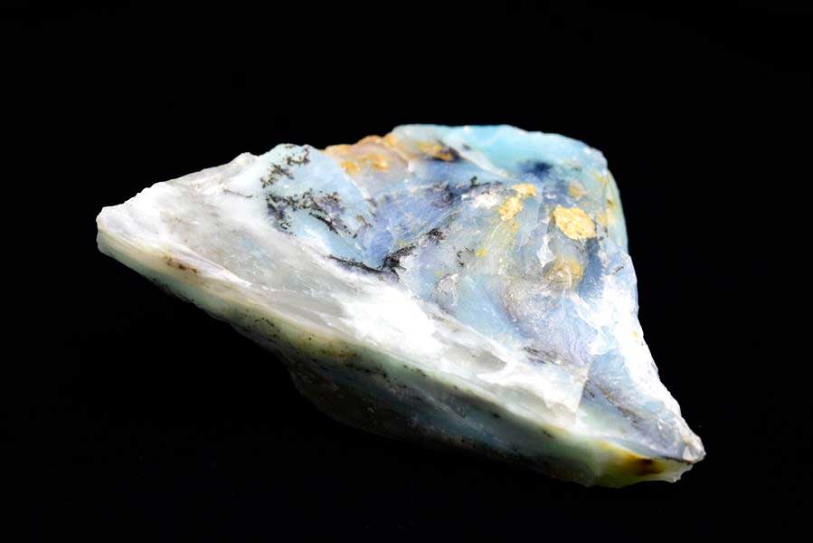 ブルーオパール ラフカット原石【ペルー・アカリ鉱山産】【約220.2g】◆アンデスオパール◆天然石|コモンオパール|スカイブルーオパール|アンデスブルーオパール|b7249 レアストーン ブルーアンディオパール アンデスオパール 原石