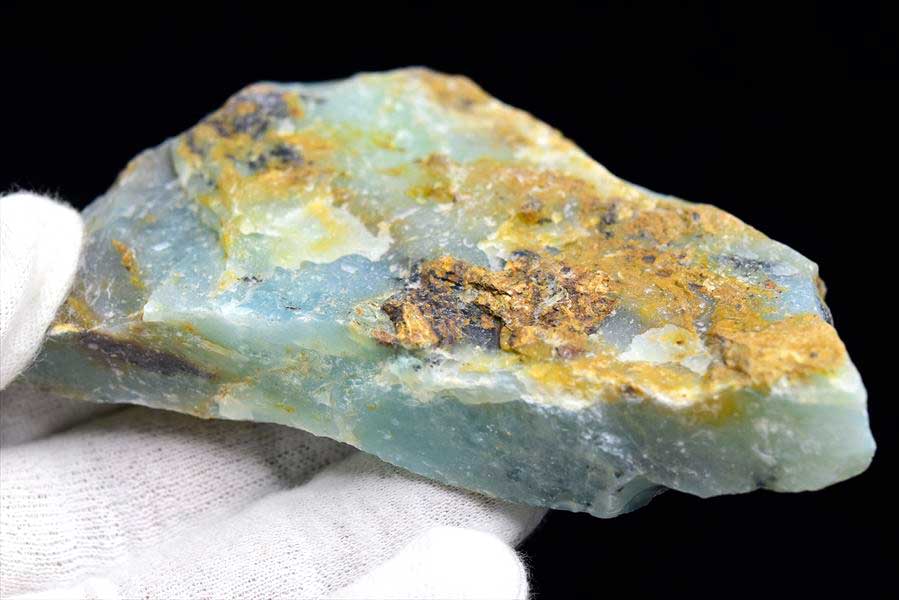 ブルーオパール ラフカット原石【ペルー・アカリ鉱山産】【約156.2g】◆アンデスオパール◆天然石|コモンオパール|スカイブルーオパール|アンデスブルーオパール|b7255 レアストーン ブルーアンディオパール アンデスオパール 原石