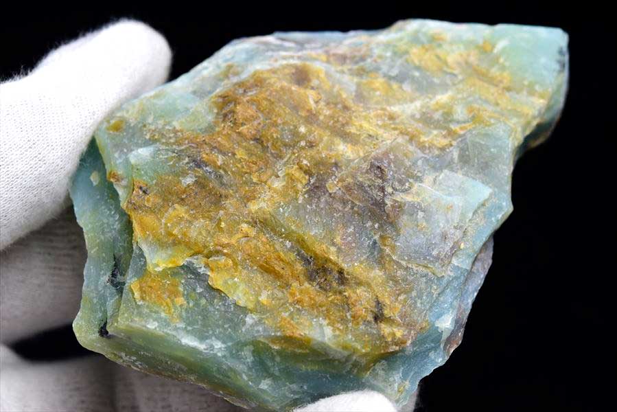 スカイブルーオパール　アンデスオパール　アンデスブルーオパール　オパリーナ　原石　ペルー　アカリ鉱山　天然石　パワーストーン