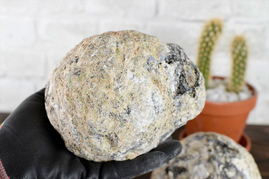 メキシコ・チワワ州　トランカスジオード　Trancas geode　ジオードクラッキング　割れてないジオード　チワワジオード　水晶ジオード　浄化　原石　天然石　パワーストーン