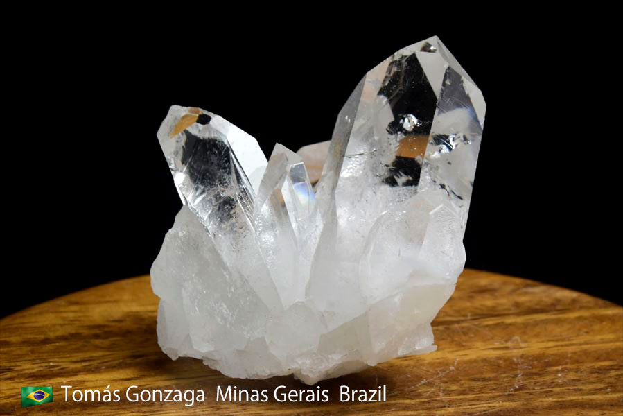 トマスゴンサガ産 アイリスクォーツ 原石 虹水晶 クラスター ツイン