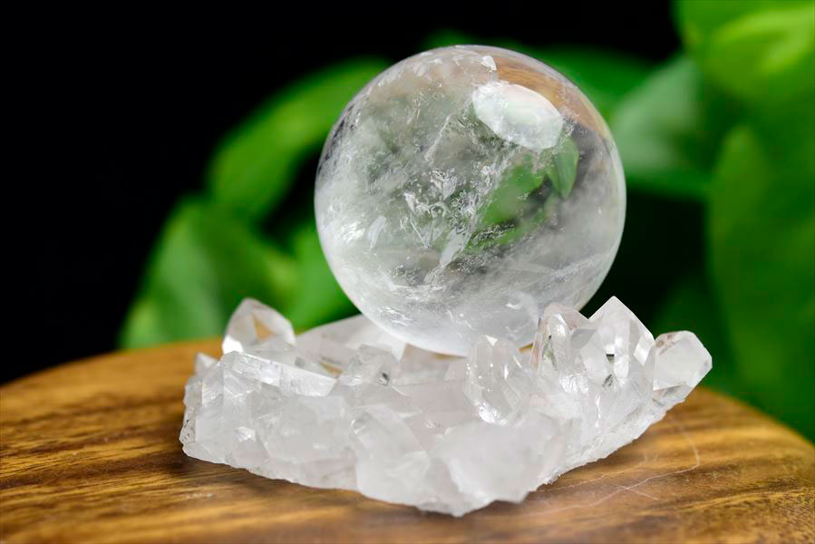 浄化セット　天然水晶　丸玉　水晶クラスター　置物　コリント産水晶　天然石　パワーストーン