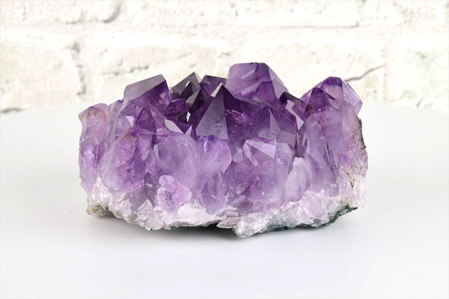 アメジスト　紫水晶　クラスター　原石　ブラジル産　アメジストクラスター　大きめ　インテリア　浄化　置物　結晶　天然石　パワーストーン