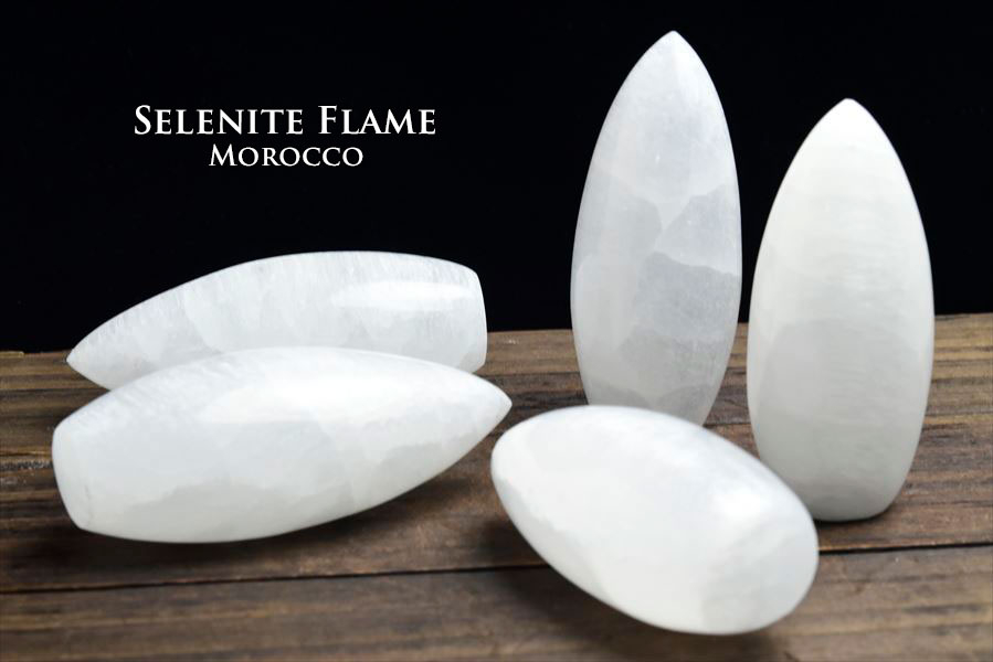 キャッツアイセレナイト　フレーム　フレイム　タワー　置物　ワンド　selenite flame　天然石　パワーストーン