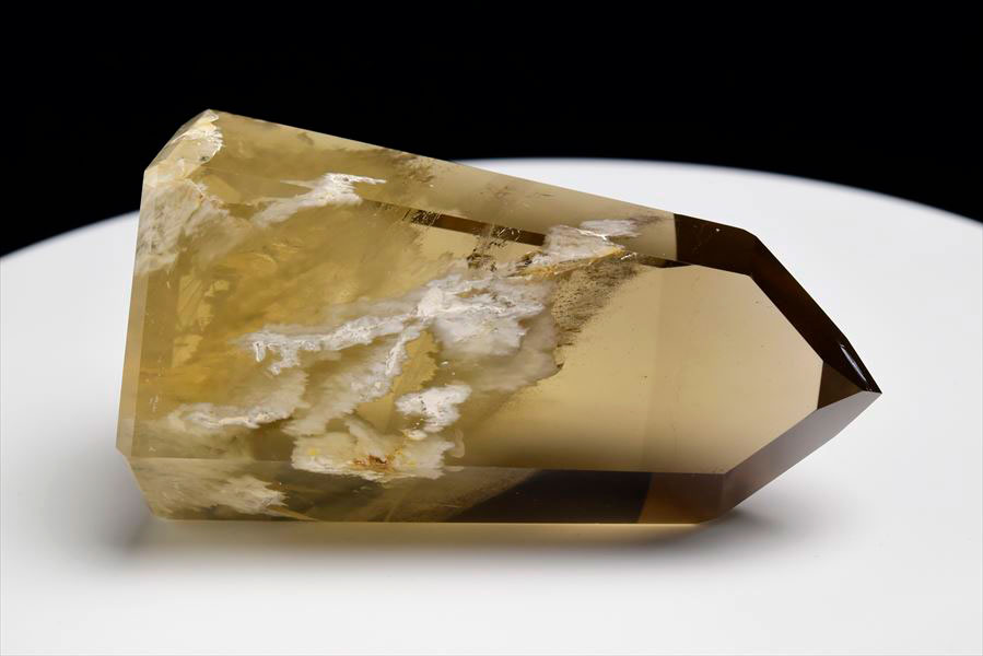 天然シトリン　黄水晶　非加熱シトリン　ファントムシトリン　原石　ポイント　天然石　パワーストーン