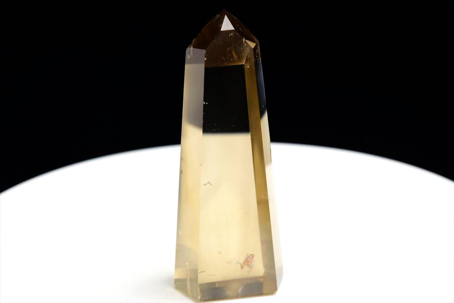 天然非加熱】シトリン 六角柱 ポイント（約99.4g）黄水晶｜アップストーン