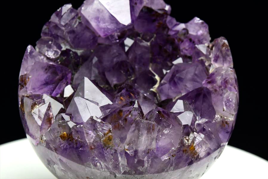 アメジスト　笑口　丸玉　紫水晶　アメシスト　amethyst geode　インテリア　置物　天然石　パワーストーン