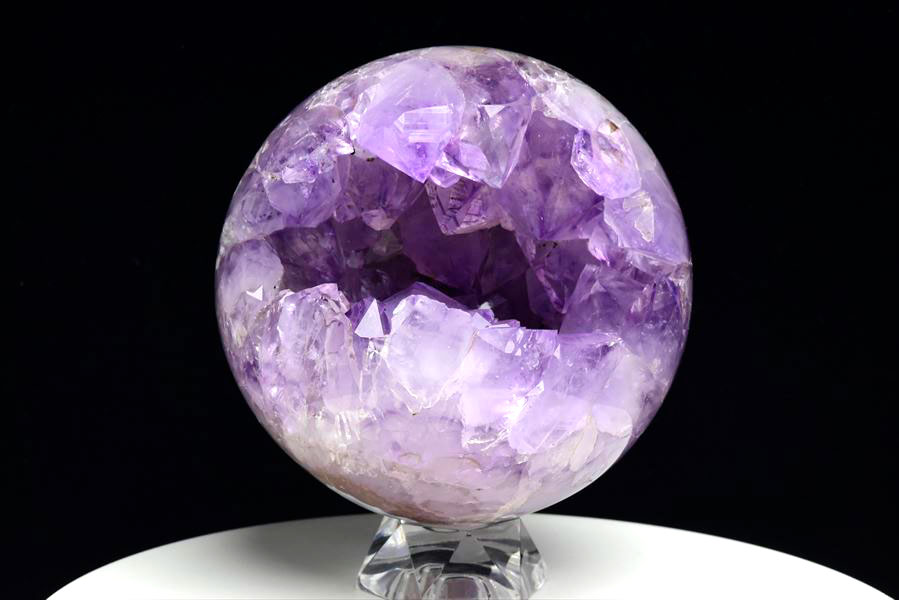 アメジスト　笑口　丸玉　紫水晶　アメシスト　amethyst geode　インテリア　置物　天然石　パワーストーン