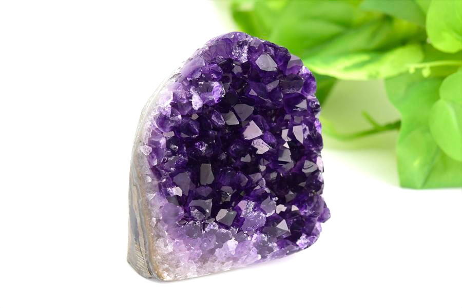 鉱物　国産　紫水晶　アメジスト　クラスター 秋田県 尾去沢鉱山 紫水晶 アメジスト クラスター 398g (ID