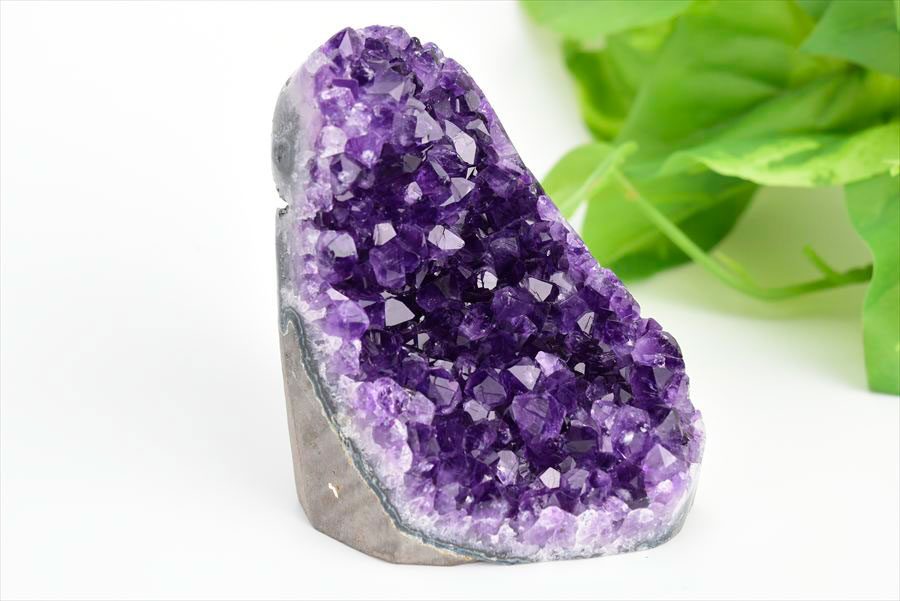 ウルグアイ産 アメジスト 紫水晶 クラスター 原石 置物 カット