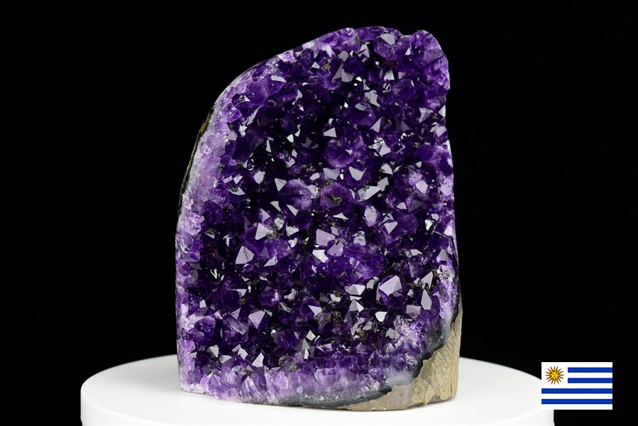 アメジスト　紫水晶　クラスター　原石　ウルグアイ産アメジスト　アルティガス　Artigas Uruguay　インテリア　浄化　置物　カットベース　天然石　パワーストーン