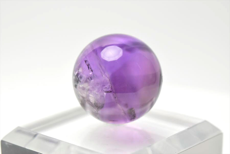 ロマネサイト　アメジスト　ファントム　紫水晶　Romanechite　丸玉　スフィア　天然石　パワーストーン